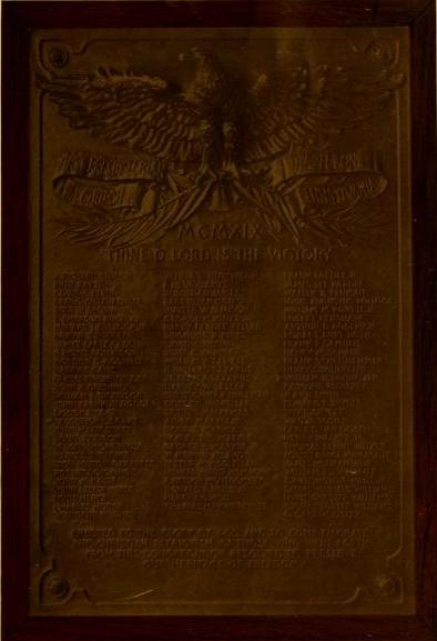 Zoom on the image : First Presbyterian Church Honor Roll - Pennsylvania